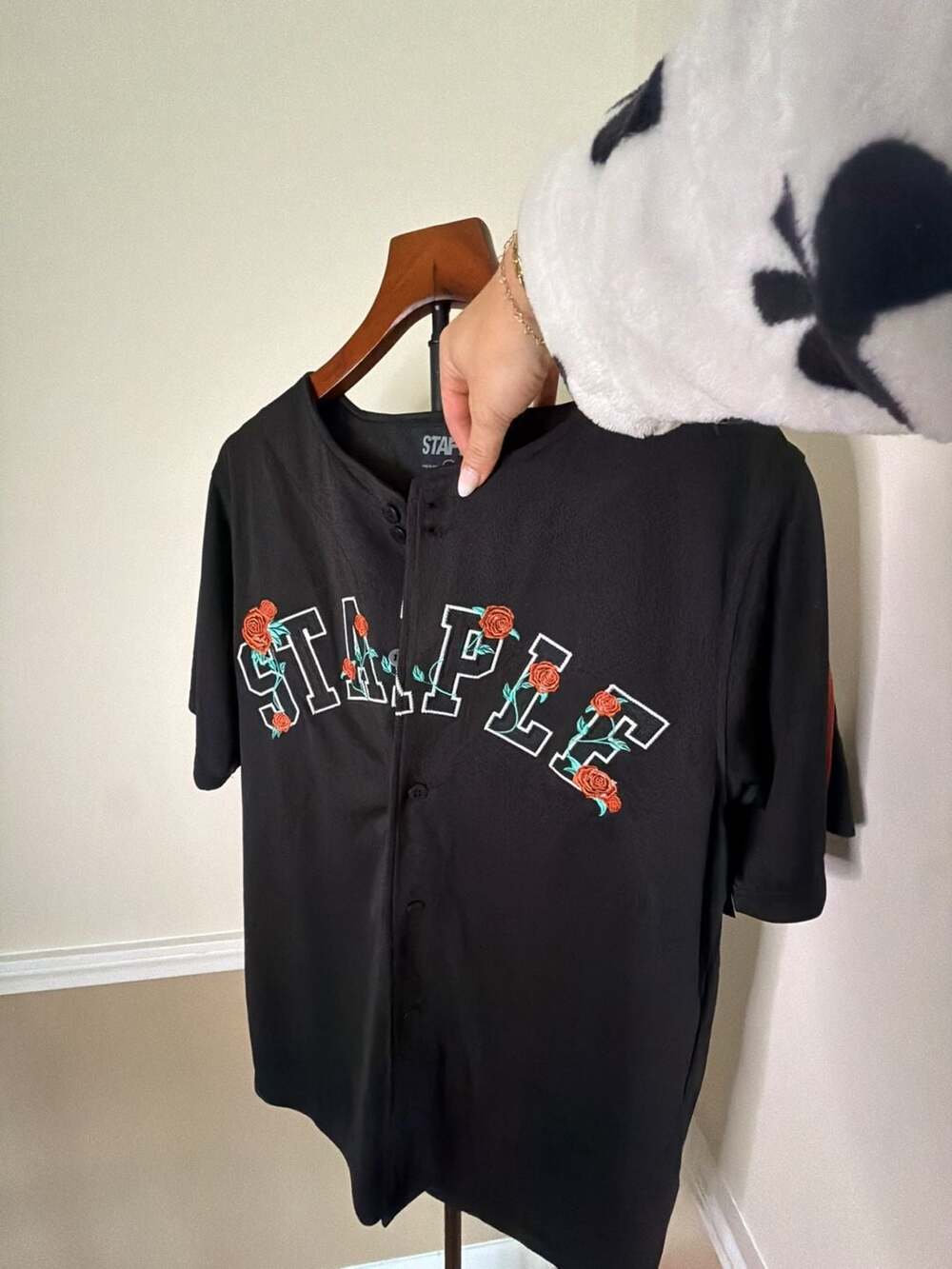 Staple Men's Rose Baseball Jersey
